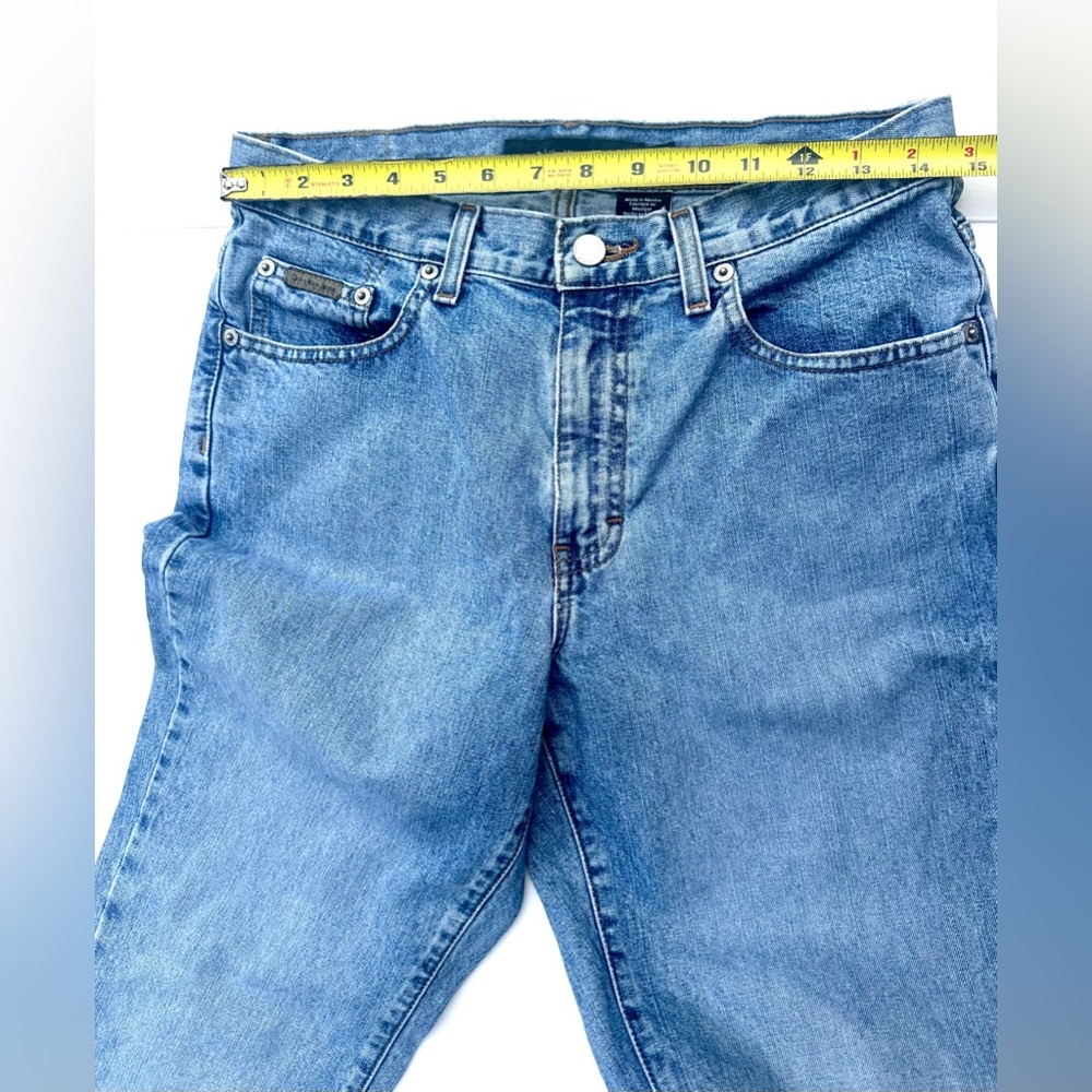 Vtg Y2K Calvin Klein Women's Bootcut Washed Denim Jeans size 6 - Picture 3 of 10